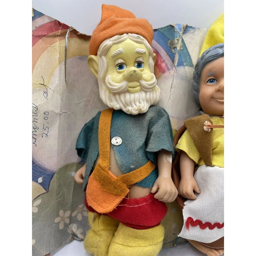The Eugene Gnome Family Woolworth Vintage Made In Hong Kong
